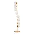 Lampada con piedistallo SIMAY 8xE27/40W/230V oro/bianco