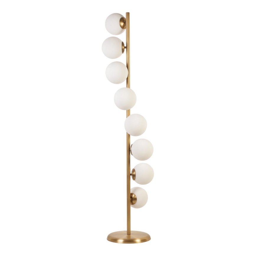Lampada con piedistallo SIMAY 8xE27/40W/230V oro/bianco