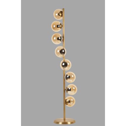 Lampada con piedistallo SIMAY 8xE27/40W/230V oro