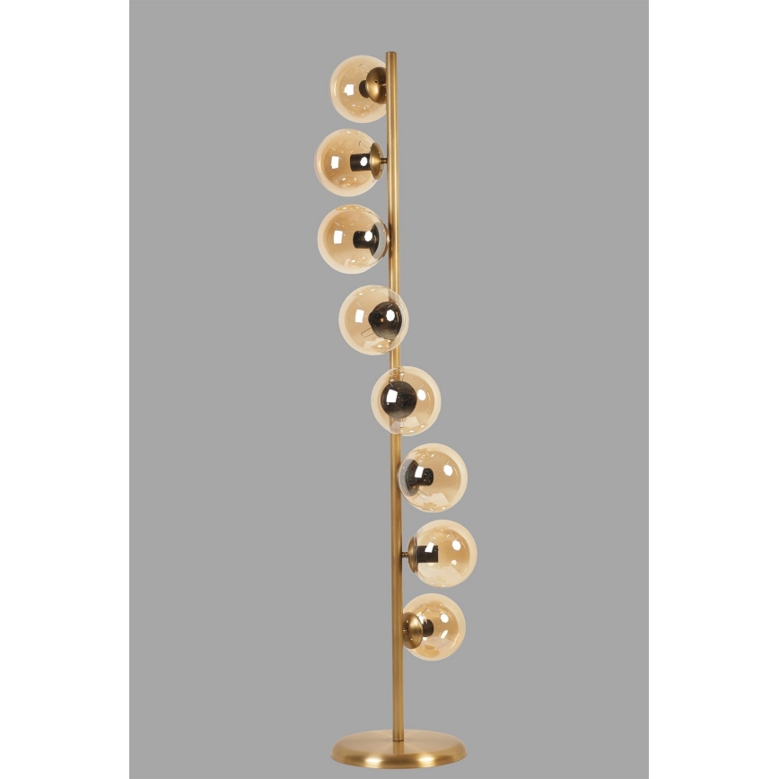 Lampada con piedistallo SIMAY 8xE27/40W/230V oro