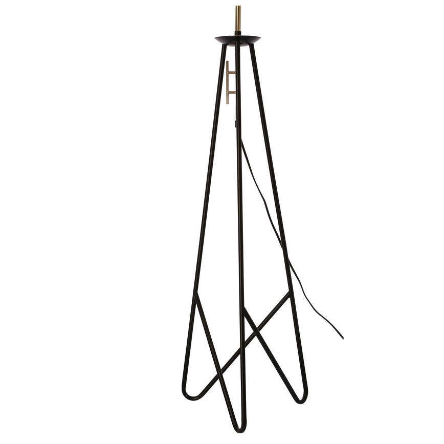 Lampada con piedistallo TAFLO 1xE27/60W/230V bianco/nero/oro