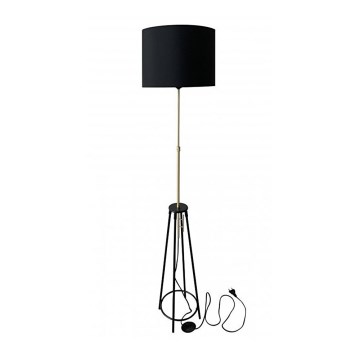 Lampada con piedistallo TEGOLA 1xE27/60W/230V nero/oro