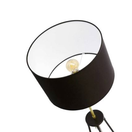 Lampada con piedistallo TEGOLA 1xE27/60W/230V nero/oro