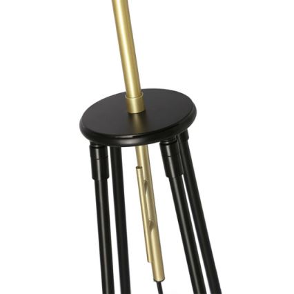 Lampada con piedistallo TEGOLA 1xE27/60W/230V nero/oro