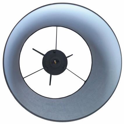 Lampada con piedistallo TEKLA 1xE27/20W/230V nero