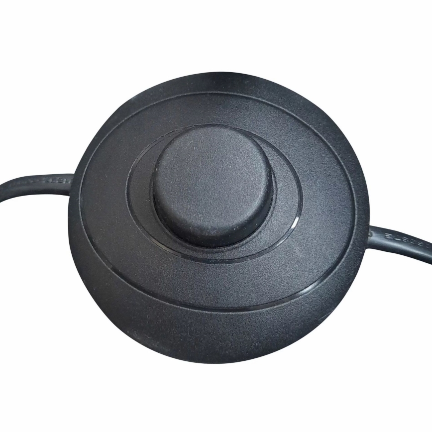 Lampada con piedistallo TEKLA 1xE27/20W/230V nero