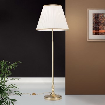 Lampada con piedistallo TONIA 2xE27/60W/230V 154 cm bianco/bronzo