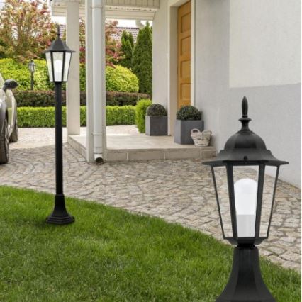 Lampada da esterno 1xE27/20W/230V IP43 96,5 cm nero