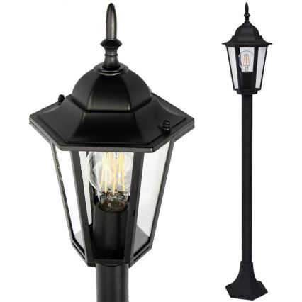 Lampada da esterno 1xE27/20W/230V IP43 96,5 cm nero