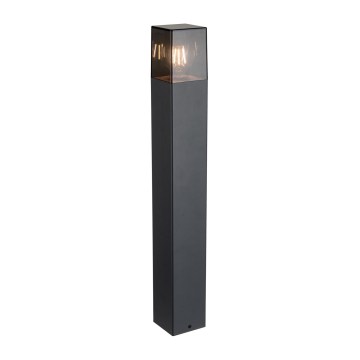 Lampada da esterno 1xE27/40W/230V IP44 80 cm nero/fumé