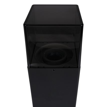 Lampada da esterno 1xE27/40W/230V IP44 80 cm nero/fumé