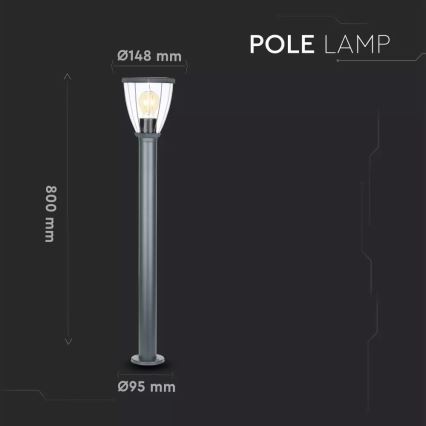 Lampada da esterno 1xE27/40W/230V IP44