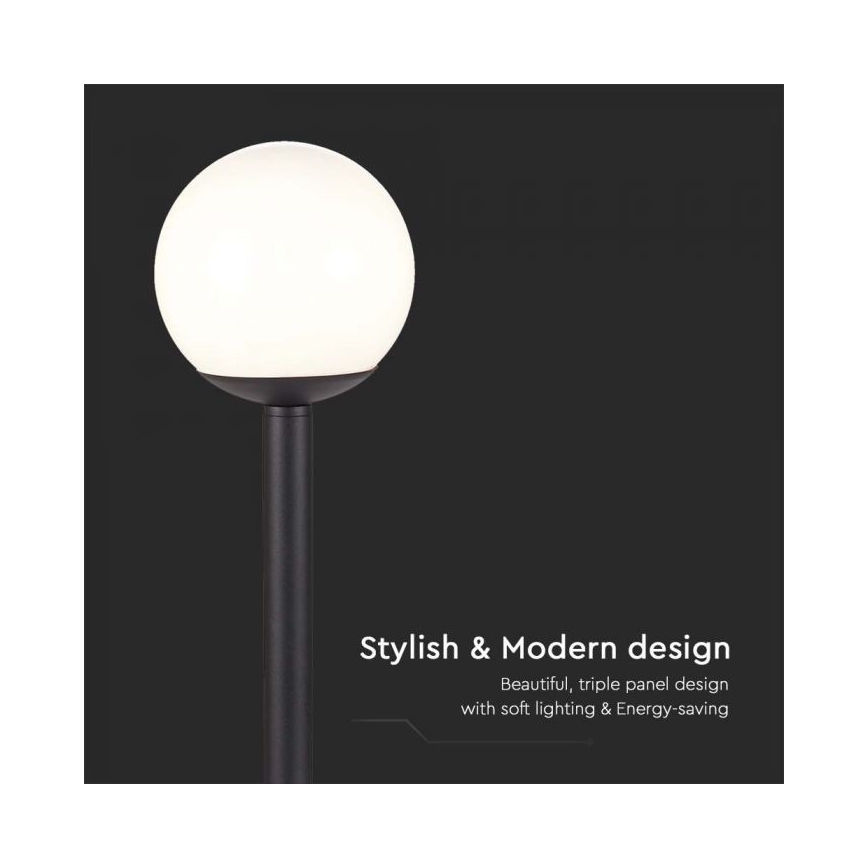 Lampada da esterno 1xE27/60W/230V IP44 97 cm nero
