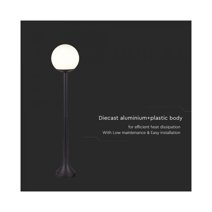 Lampada da esterno 1xE27/60W/230V IP44 97 cm nero