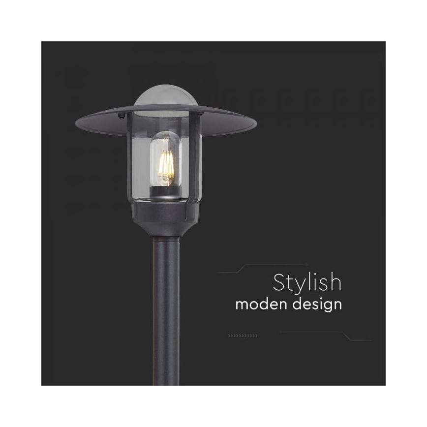 Lampada da esterno 1xE27/60W/230V IP44 nero