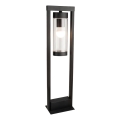 Lampada da esterno 1xE27/60W/230V IP44 nero/marrone fumé