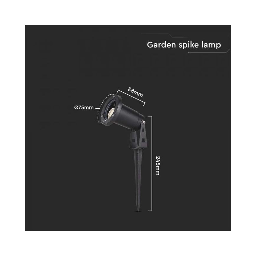 Lampada da esterno 1xGU10/35W/230V IP65