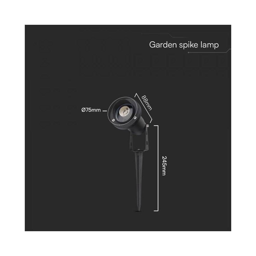 Lampada da esterno 1xGU10/35W/230V IP65