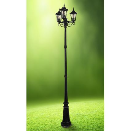 Lampada da esterno LIGURIA 3xE27/60W/230V IP43 2,5m