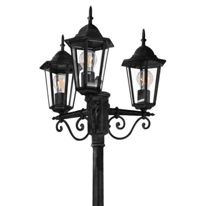 Lampada da esterno LIGURIA 3xE27/60W/230V IP43 2,5m