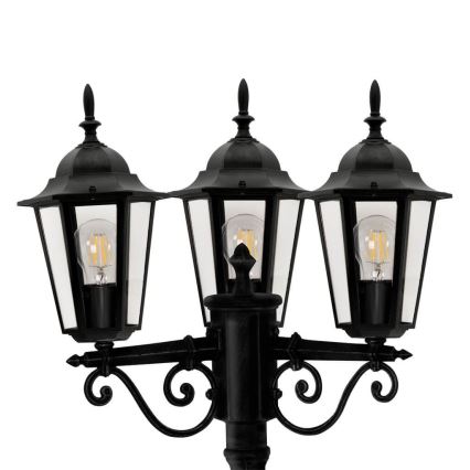 Lampada da esterno LIGURIA 3xE27/60W/230V IP43 2,5m