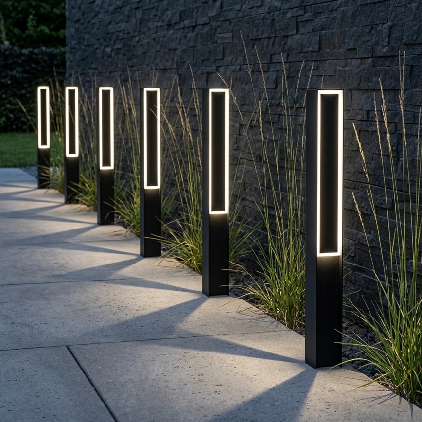 Lampada da esterno a LED MODO LED/23,4W/230V 4000K IP44 80 cm nera