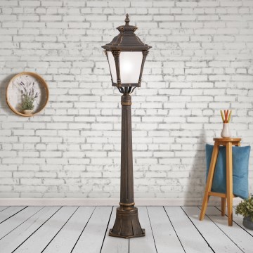 Lampada da esterno AIKO 1xE27/60W/230V 115 cm IP23 bronzo/patina