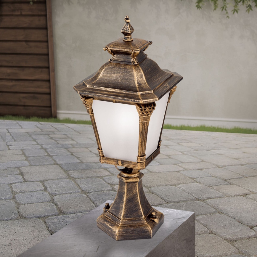 Lampada da esterno AIKO 1xE27/60W/230V 59 cm IP23 bronzo/patina