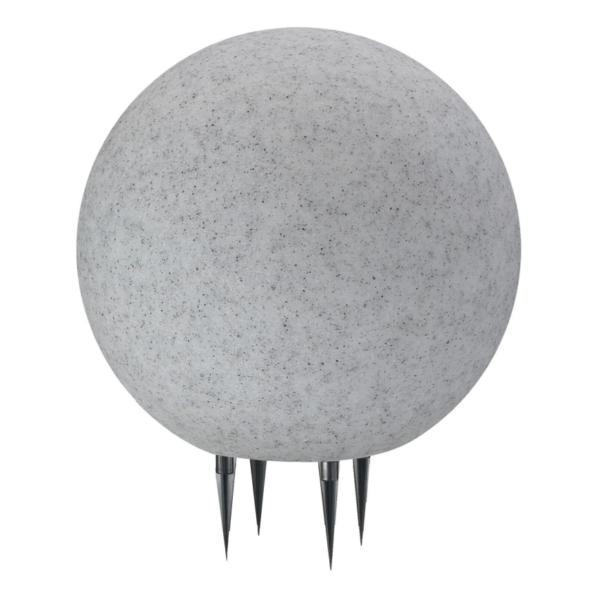 Lampada da esterno ARGENTO 1xE27/15W/230V diametro 30 cm IP65 grigio