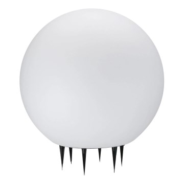 Lampada da esterno ARGENTO 1xE27/15W/230V diametro 40 cm IP65 bianco
