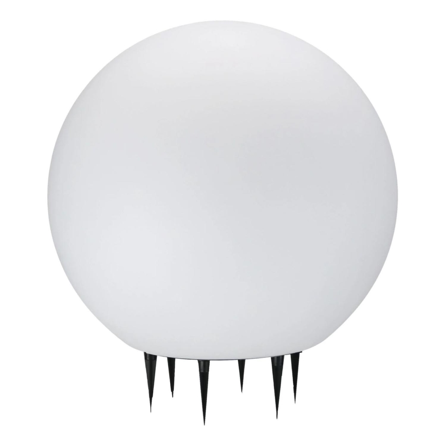 Lampada da esterno ARGENTO 1xE27/15W/230V diametro 40 cm IP65 bianco