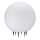Lampada da esterno ARGENTO 1xE27/15W/230V diametro 40 cm IP65 bianco