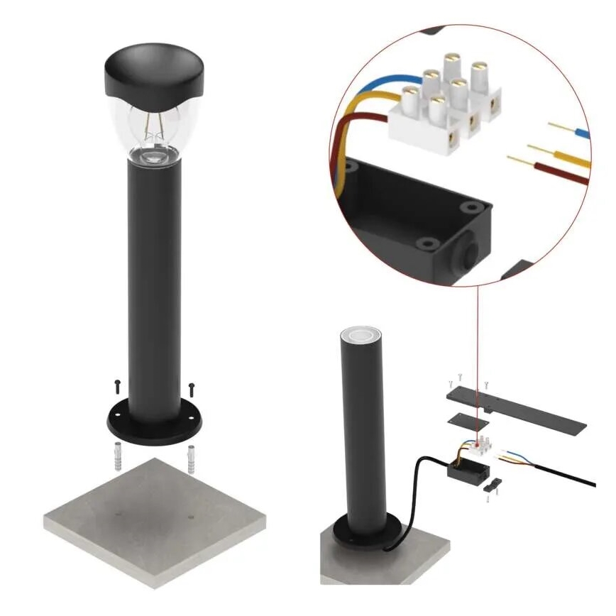 Lampada da esterno ARTEO 1xE27/15W/230V IP44 50 cm