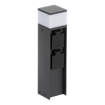 Lampada da esterno con 2 prese DASTEN 1xG9/11W/230V 30 cm IP44 nero