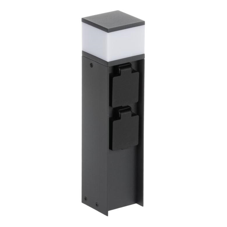 Lampada da esterno con 2 prese DASTEN 1xG9/11W/230V 30 cm IP44 nero