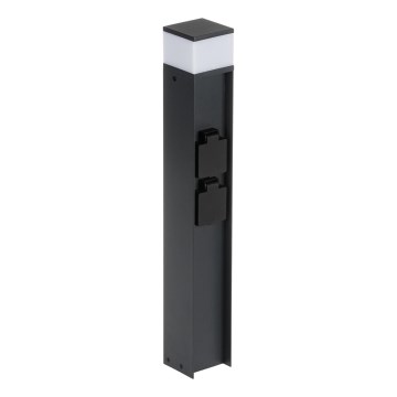 Lampada da esterno con 2 prese DASTEN 1xG9/11W/230V 50 cm IP44 nero