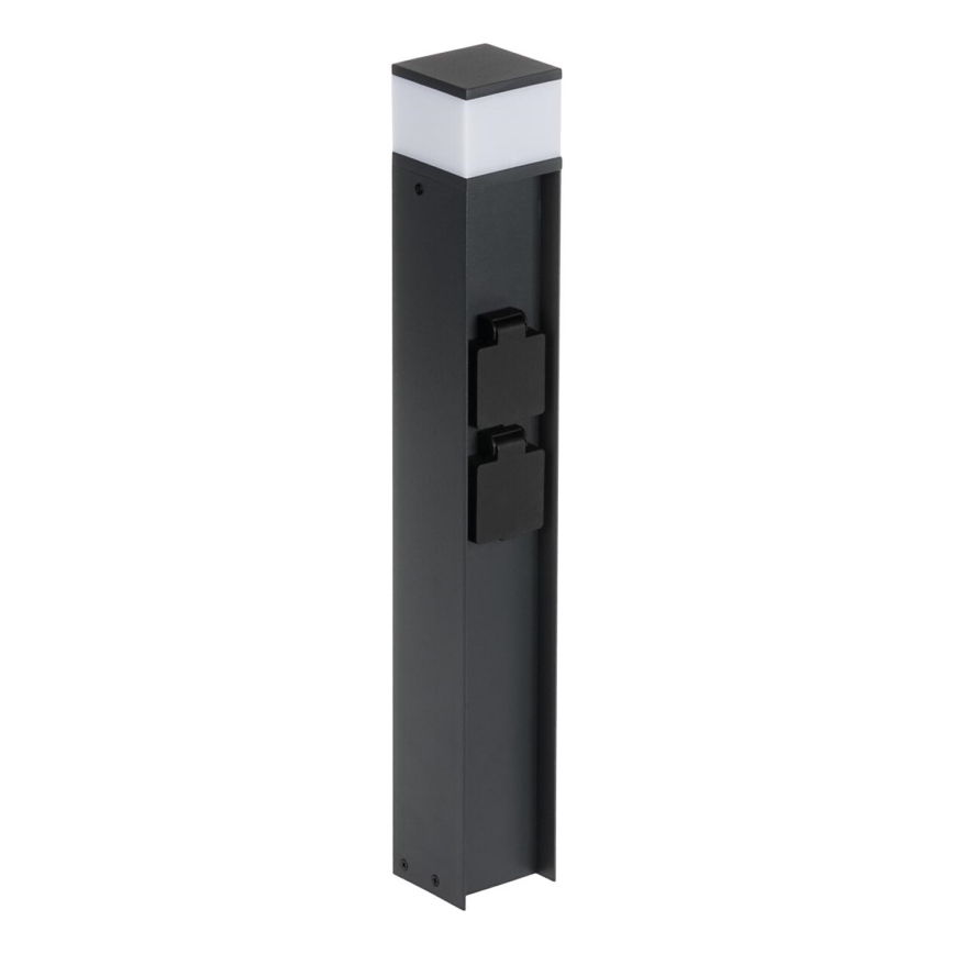 Lampada da esterno con 2 prese DASTEN 1xG9/11W/230V 50 cm IP44 nero