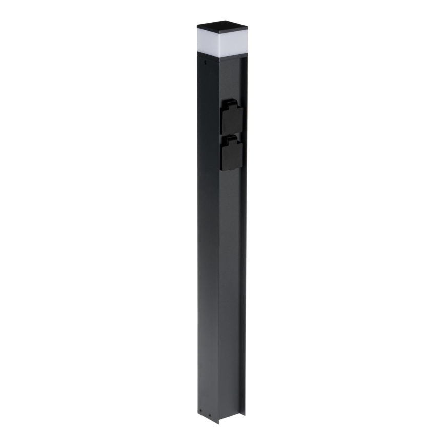 Lampada da esterno con 2 prese DASTEN 1xG9/11W/230V 80 cm IP44 nero