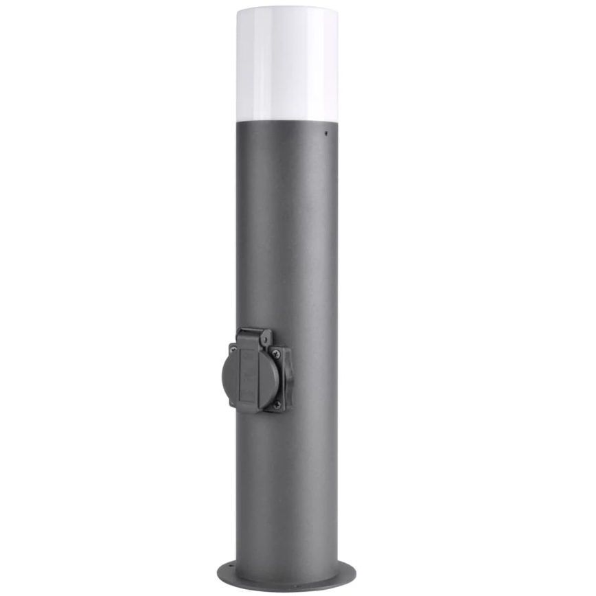 Lampada da esterno con presa DALLAS 1xE27/12W/230V IP44 antracite