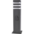 Lampada da esterno con presa TEKSAS 1xE27/20W/230V 44 cm IP44 antracite