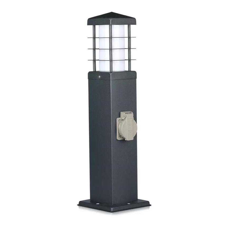 Lampada da esterno con prese SCHUKO 1xE27/13W/230V IP44