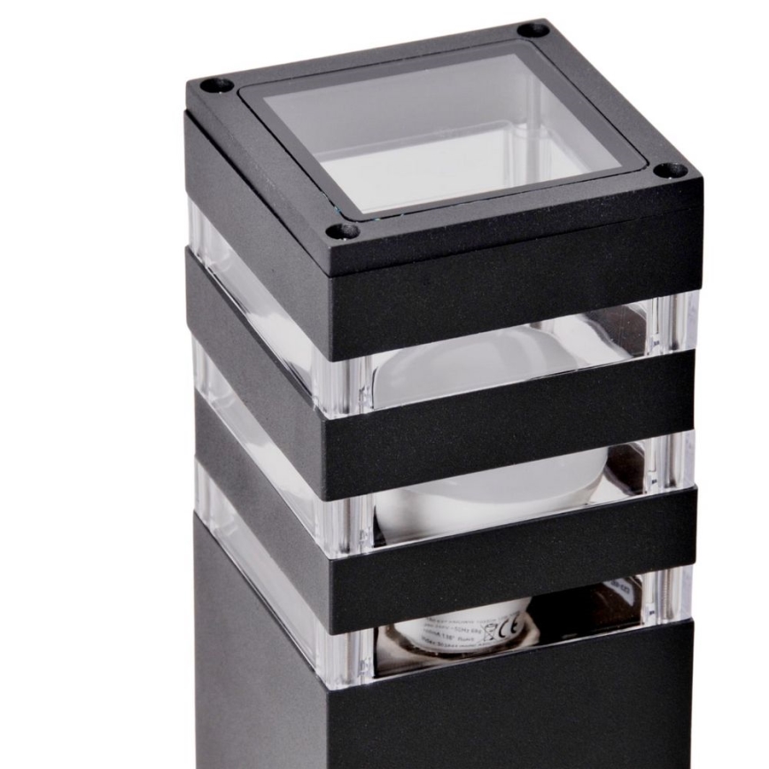 Lampada da esterno con sensore TEKSAS 1xE27/12W/230V IP44 44 cm antracite