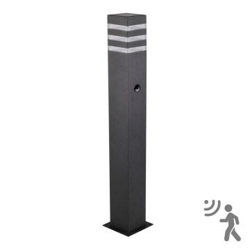 Lampada da esterno con sensore TEKSAS 1xE27/12W/230V IP44 74 cm antracite