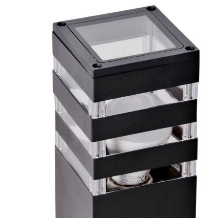 Lampada da esterno con sensore TEKSAS 1xE27/12W/230V IP44 74 cm antracite