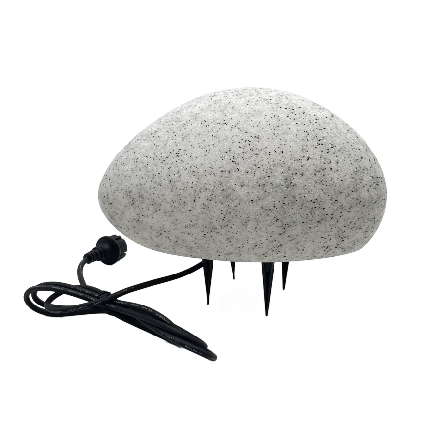 Lampada da esterno decorativa LUMISTONE 1xE27/15W/230V IP65 diam. 31,8 cm