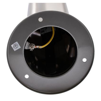 Lampada da esterno LED RGBW dimmerabile LIVIA 1xE27/6,5W/230V 2700-6500K Wi-Fi 100 cm IP44 argento