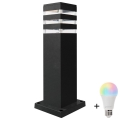 Lampada da esterno dimmerabile LED RGBW TEKSAS 1xE27/12W/230V 2700-6500K 44 cm IP44 antracite