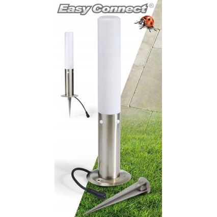 Lampada da esterno EASY CONNECT 1xE27/20W/230V IP44 acciaio inossidabile