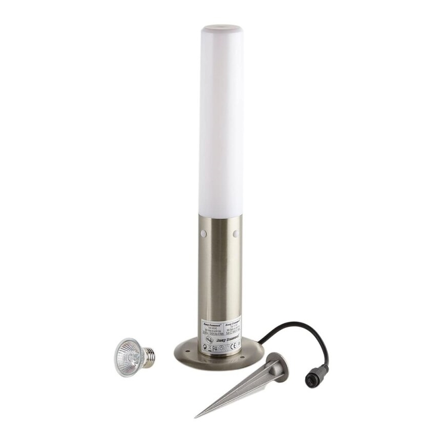 Lampada da esterno EASY CONNECT 1xE27/20W/230V IP44 acciaio inossidabile