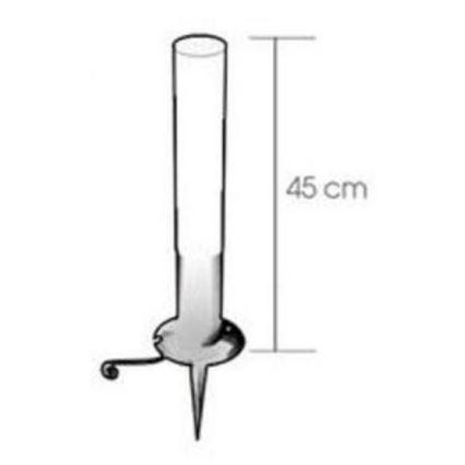 Lampada da esterno EASY CONNECT 1xE27/20W/230V IP44 acciaio inossidabile